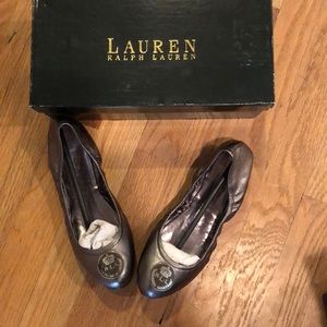 Ralph Lauren Brittany Anthracite Slippers